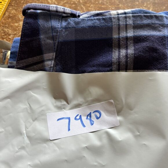 Polo Ralph Lauren Shorts Womens 10 Blue Plaid Linen Blend Preppy Classic Summer - Picture 12 of 12